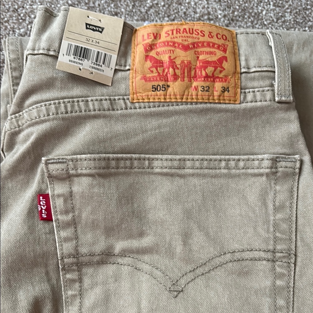 Levi's Khaki Denim Pants